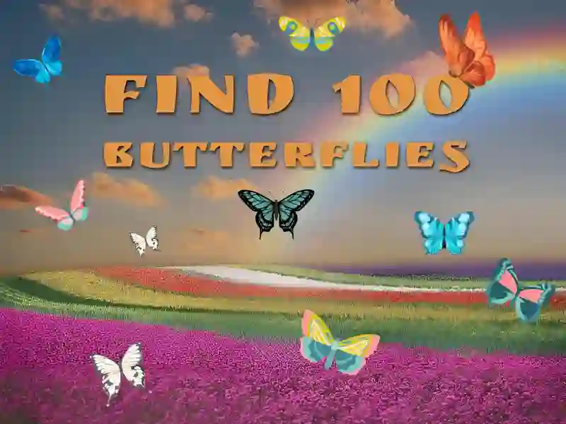 Gra Find 100 butterflies w Internecie