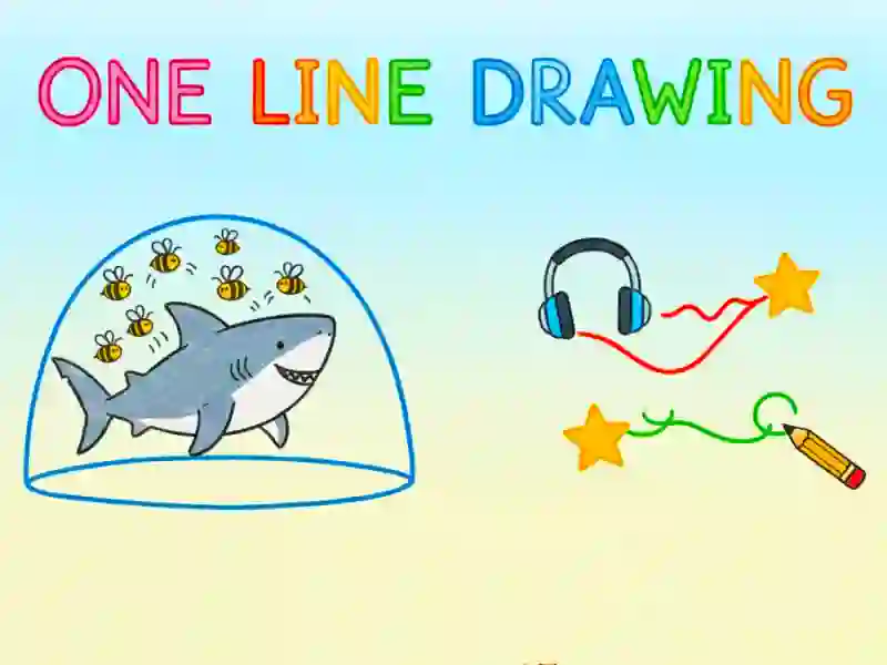 Gra One Line Drawing w Internecie