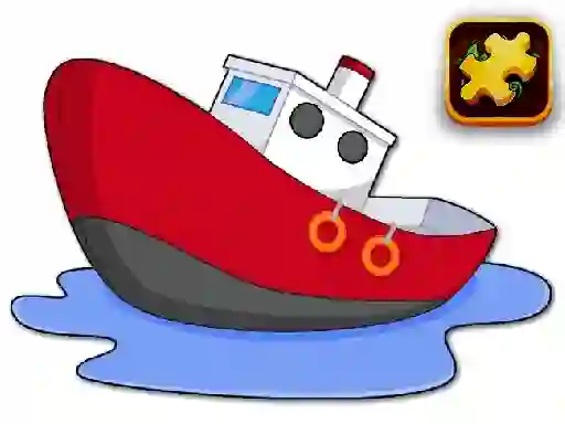 Gra Cartoon Ship Puzzle w Internecie