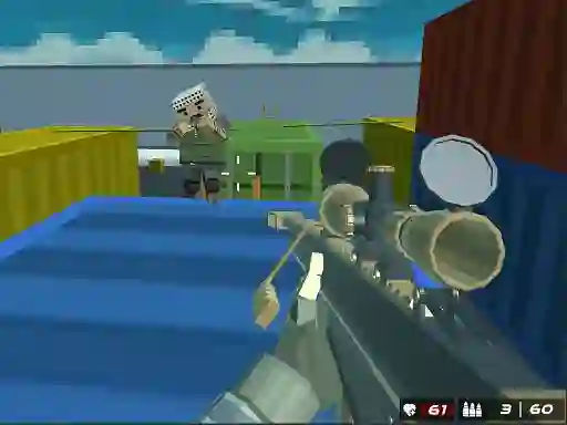 Gra Shooting Blocky Combat Swat Gungame Survival w Internecie
