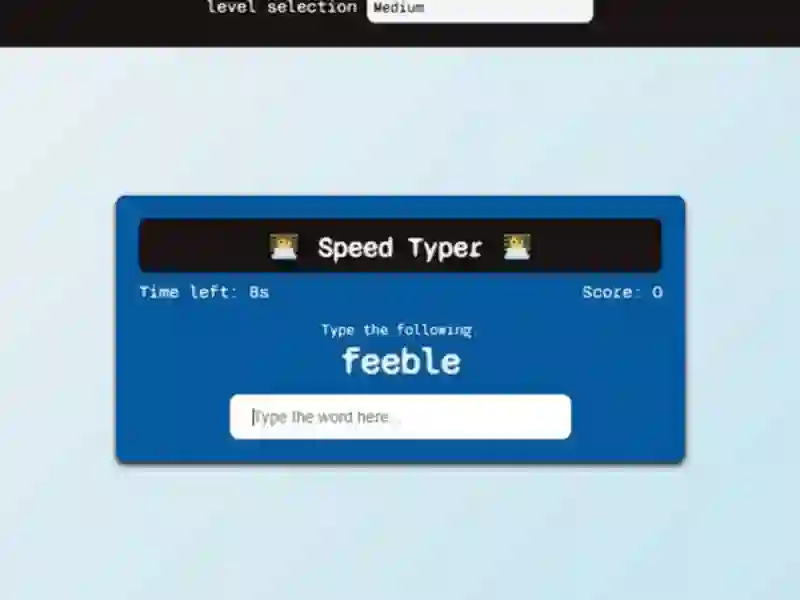 Gra Speed Typer w Internecie