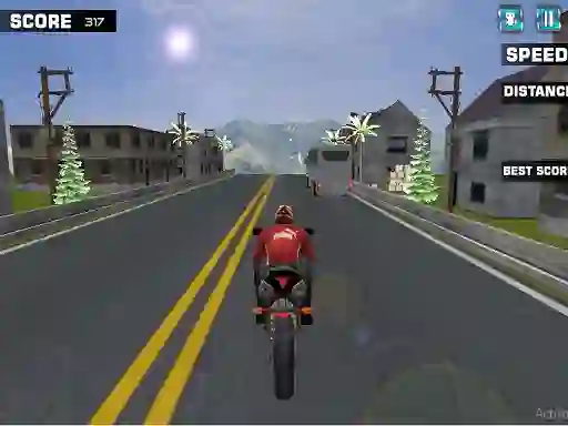Gra Highway Rider Motorcycle Racer w Internecie