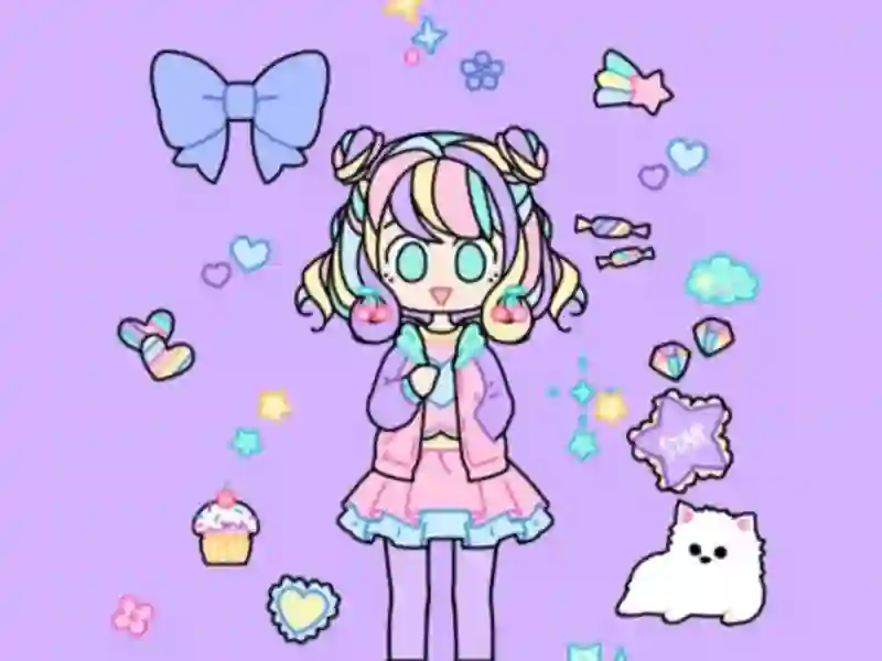 Gra Pastel Girl Dress Up w Internecie