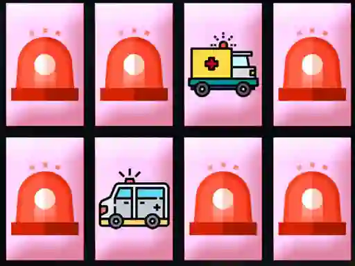 Gra Ambulance Trucks Memory w Internecie