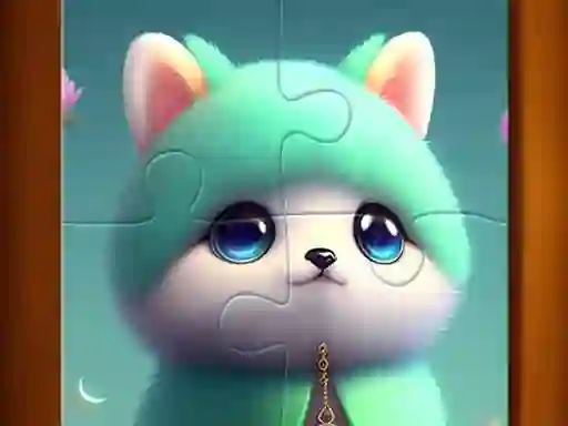 Gra Cute Cat Jigsaw Puzzle w Internecie
