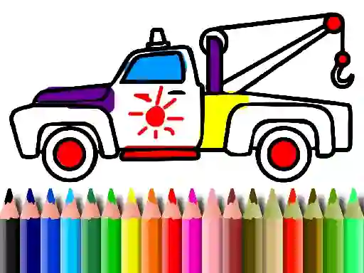 Gra Back To School: Trucks Coloring w Internecie