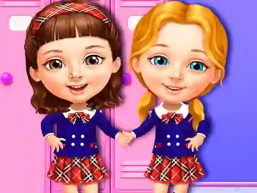 Gra Sweet Baby Girl Cleanup Messy School w Internecie