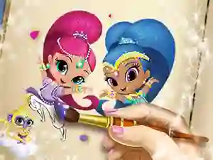 Gra Shimmer And Shine Coloring Book w Internecie