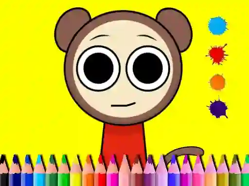 Gra Sprunki Valentine Coloring book w Internecie