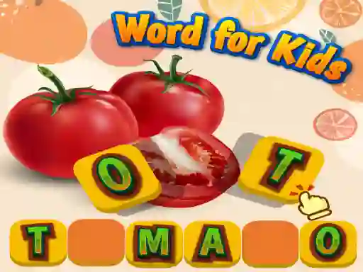 Gra Fruits and Vegetables Word for Kids w Internecie