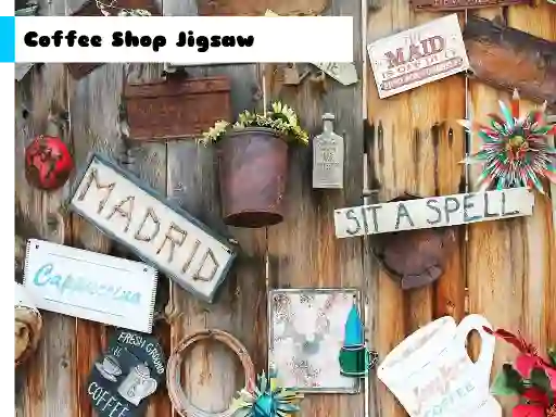 Gra Coffee Shop Jigsaw w Internecie