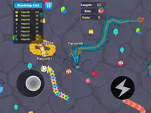 Gra Greedy Snake Multiplayer Duel w Internecie