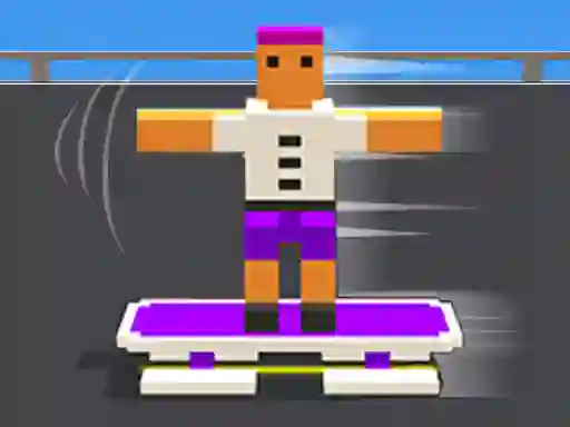 Gra Blocky Skater Rush w Internecie