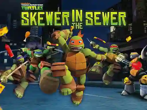 Gra Teenage Mutant Ninja Turtles: Skewer in the Sewer w Internecie