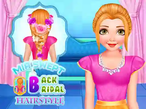Gra Mia Swept Back Bridal Hairstyle w Internecie