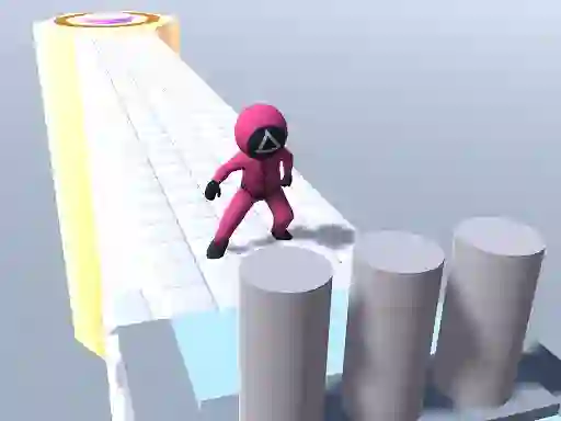 Gra Squid Gamer Runner Obstacle w Internecie
