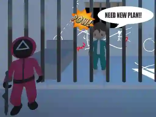 Gra Escape Plan in Squid Game w Internecie