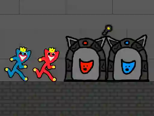 Gra Red and Blue Stickman Huggy 2 w Internecie