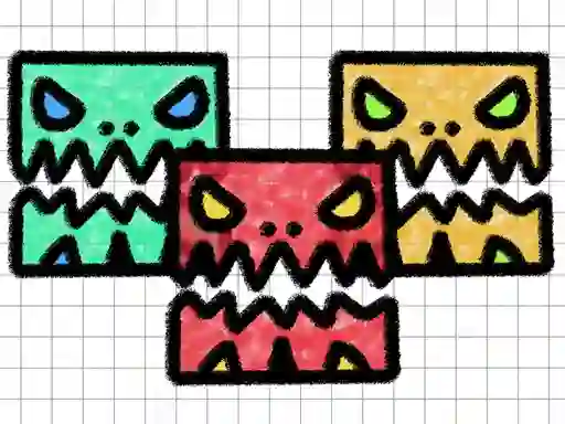 Gra Geometry Dash Paper Note w Internecie