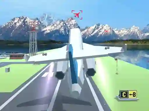 Gra Polygon Flight Simulator w Internecie