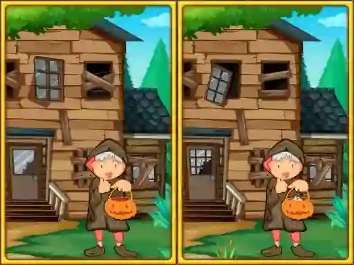 Gra Spot the differences halloween w Internecie