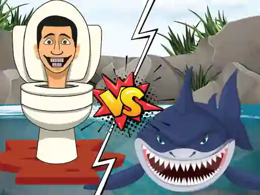 Gra Hungry Shark Vs Skibidi w Internecie