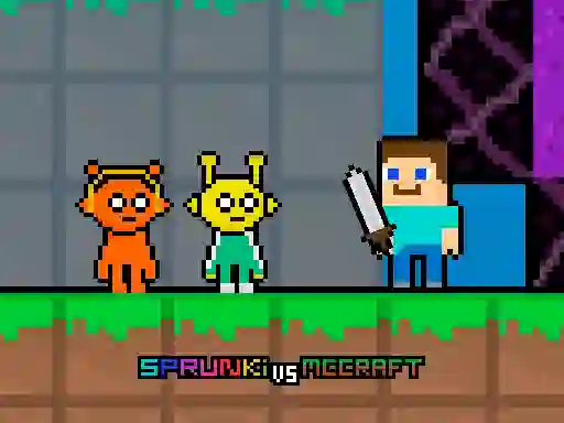 Gra Sprunki vs MCCraft w Internecie
