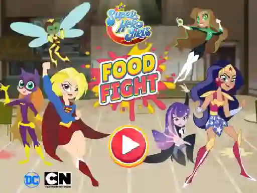 Gra DC Super Hero Girls Food Fight w Internecie
