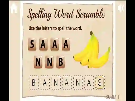 Gra Spelling Word Scramble w Internecie