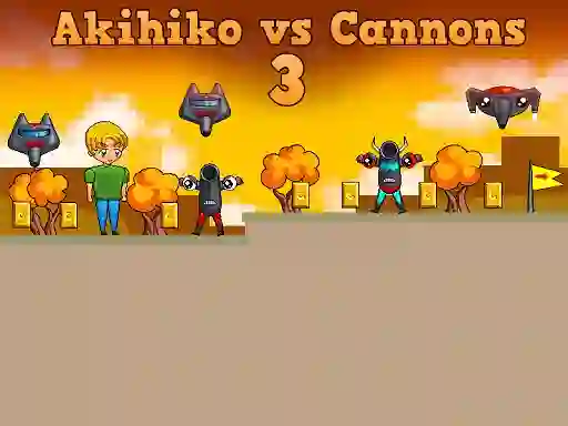 Gra Akihiko vs Cannons 3 w Internecie