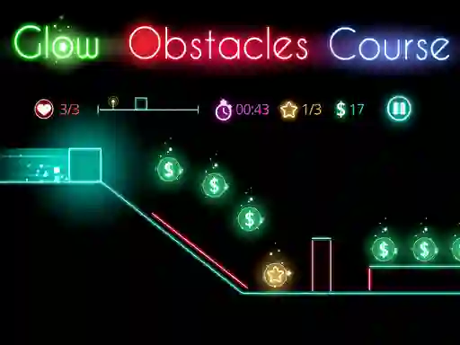 Gra Glow obstacle course w Internecie