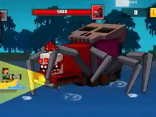 Gra Pirate Block Craft Monster Shooter w Internecie