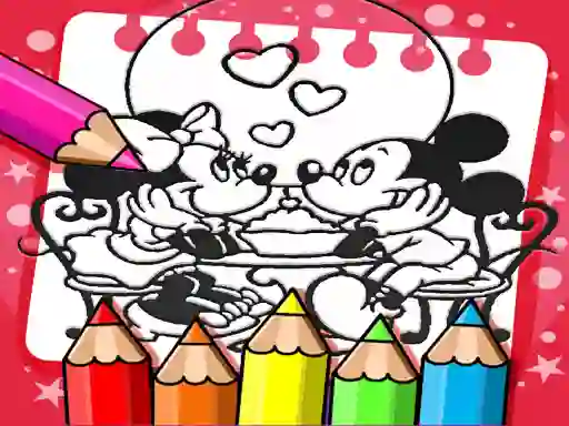 Gra Mickey Mouse Coloring Book w Internecie
