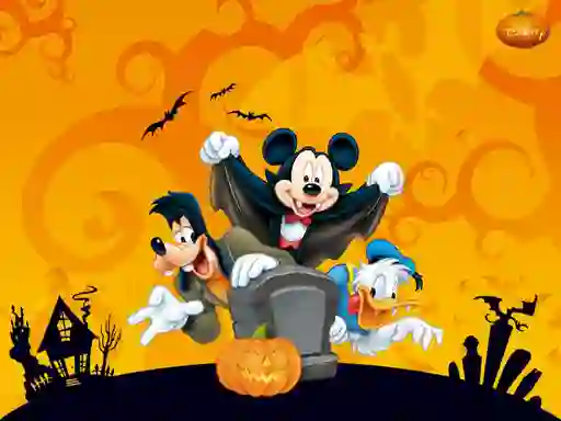 Gra Disney Halloween Jigsaw Puzzle w Internecie