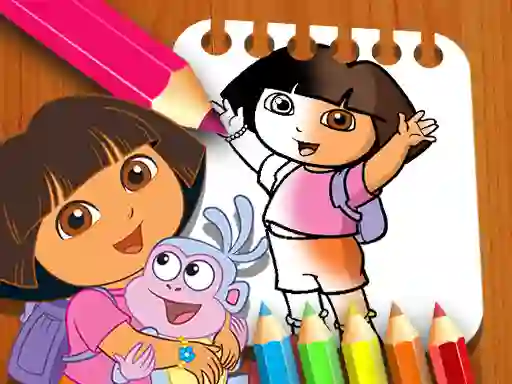 Gra Dora the Explorer the Coloring Book w Internecie