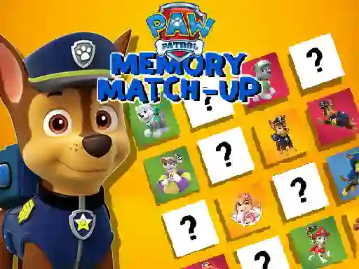 Gra Paw Patrol Memory Match Up w Internecie
