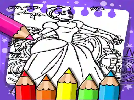 Gra Cinderella Color Book w Internecie