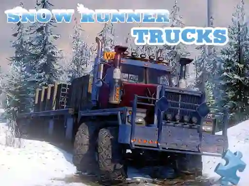 Gra Snow Runner Trucks Jigsaw w Internecie