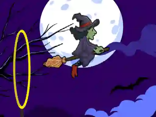 Gra Flying witch halloween w Internecie