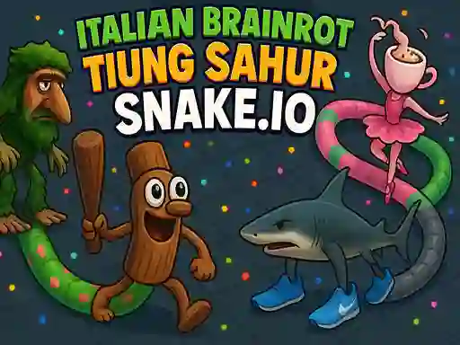 Gra Italian Brainrot Tung Sahur Snake.io w Internecie