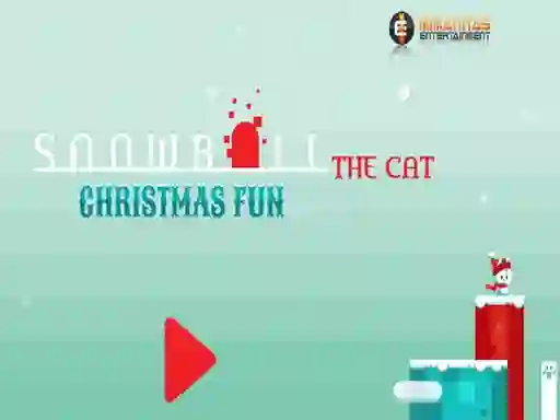 Gra Snowball The Cat Christmas Fun w Internecie