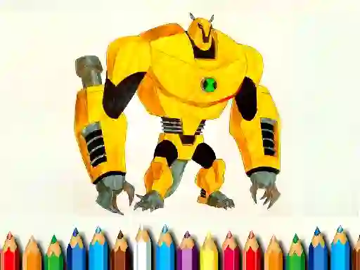 Gra Ben10 Monsters Coloring book w Internecie