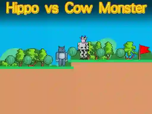 Gra Hippo vs Cow Monster w Internecie