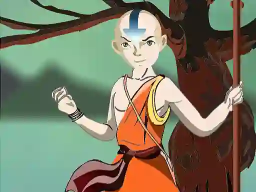 Gra Avatar Aang DressUp w Internecie