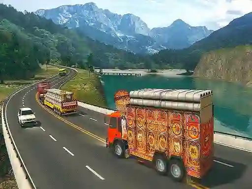 Gra Indian Cargo Truck Gwadar Port Game w Internecie