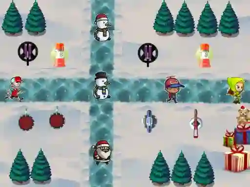 Gra Christmas Defense w Internecie
