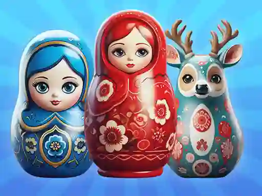 Gra Sort by Matryoshka Shelves! w Internecie