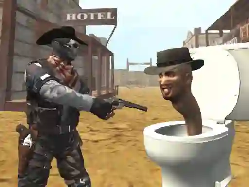 Gra Cowboy vs Skibidi Toilets w Internecie