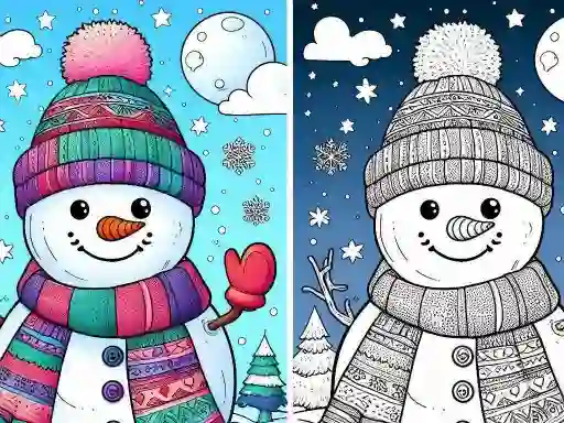Gra Coloring book Winter w Internecie