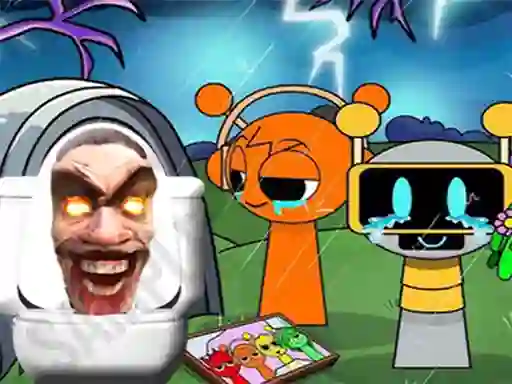 Gra Sprunki Castle Panic Skibidi Toilet w Internecie